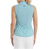 FootJoy Ladies Zip Front Tank Printed Blue - White - Peach